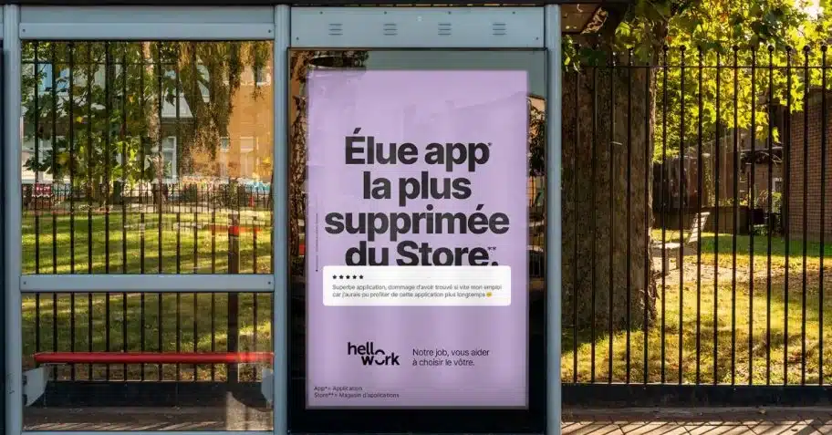Campagne de communication décalée.