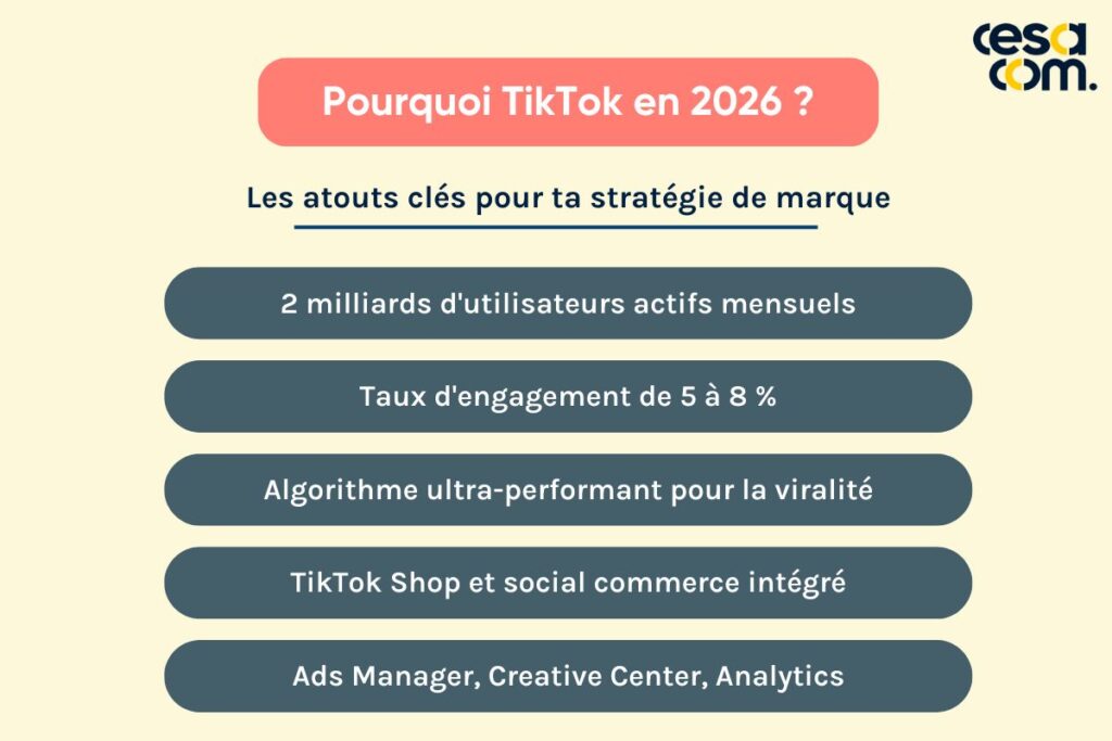 Pourquoi utiliser TikTok en 2026